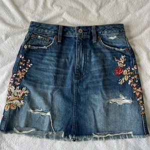 Abercrombie & Fitch Jean Skirt